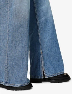 RE/DONE Low Rider Wide-leg Mid-rise Jeans -Ted Bakee Clothing Shop R04192455 VINTAGEFLOW ALT05
