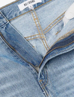 RE/DONE Low Rider Wide-leg Mid-rise Jeans -Ted Bakee Clothing Shop R04192455 VINTAGEFLOW ALT07
