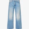 MOTHER Dodger Wide-leg High-rise Jeans