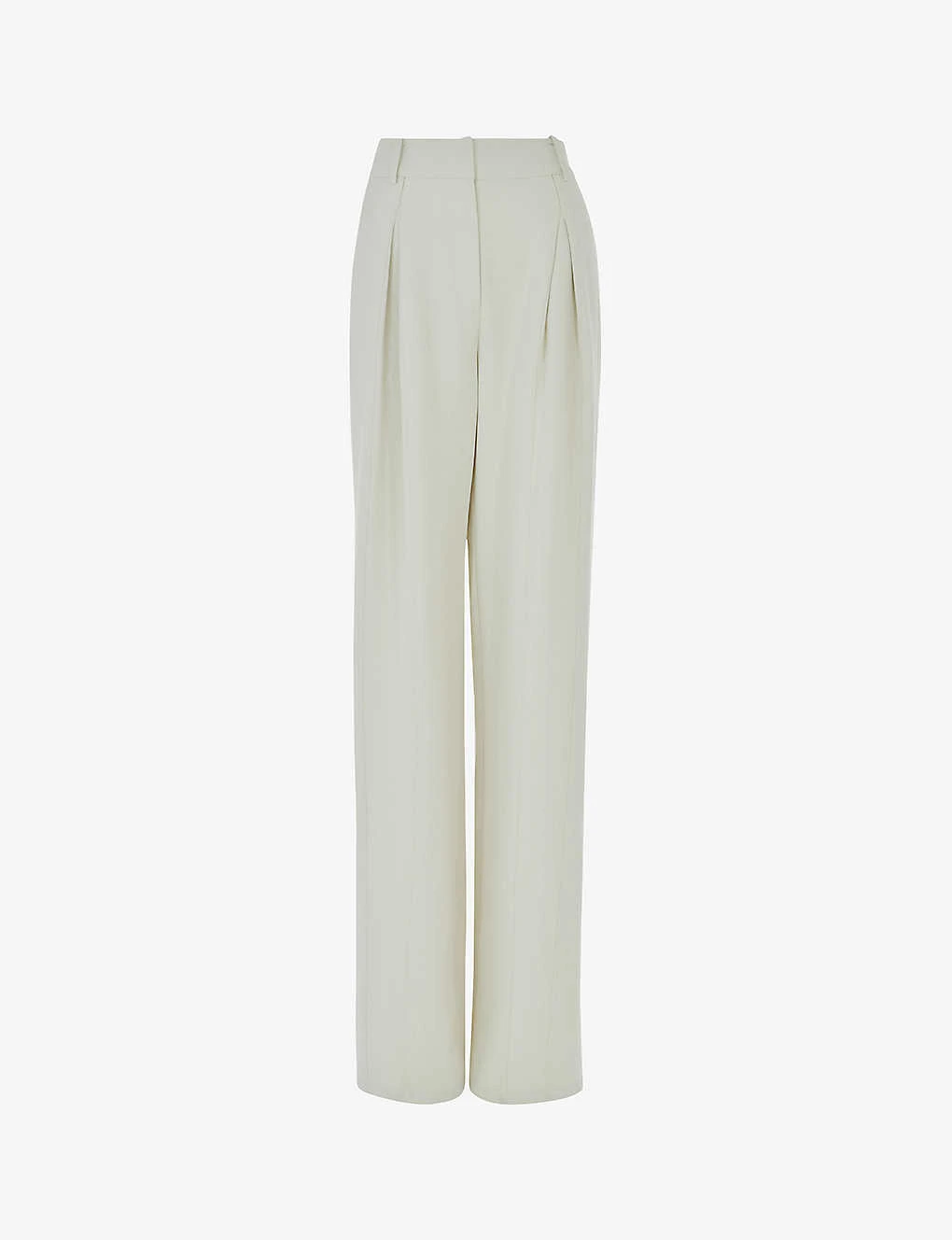 Straight-leg High-rise Woven Trousers 1 Straight-leg High-rise Woven Trousers
