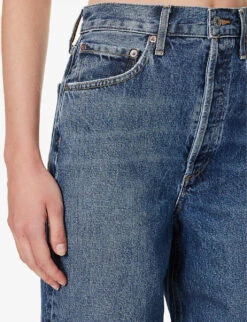 AGOLDE Dame Wide-leg High-rise Organic Denim Jeans -Ted Bakee Clothing Shop R04200437 CONTROLDKIND ALT04