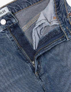 AGOLDE Stovepipe High-rise Stretch-organic-cotton And Rayon Blend Denim Jeans -Ted Bakee Clothing Shop R04200438 CAPTIVATE ALT06