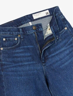 Rag & Bone Andi Wide-leg Mid-rise Stretch-denim Jeans -Ted Bakee Clothing Shop R04201901 NIKITA ALT06