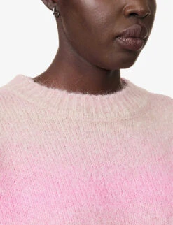 Rag & Bone Holly Striped Knitted Jumper -Ted Bakee Clothing Shop R04201904 PINKMULTI ALT05