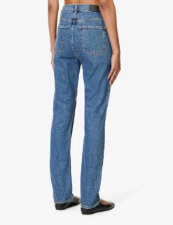 The Lawler Slim-fit High-rise Stretch-denim Jeans -Ted Bakee Clothing Shop R04203445 NORCROSS ALT03