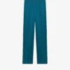 Joseph Tova Straight Leg Mid-rise Silk-satin Trousers