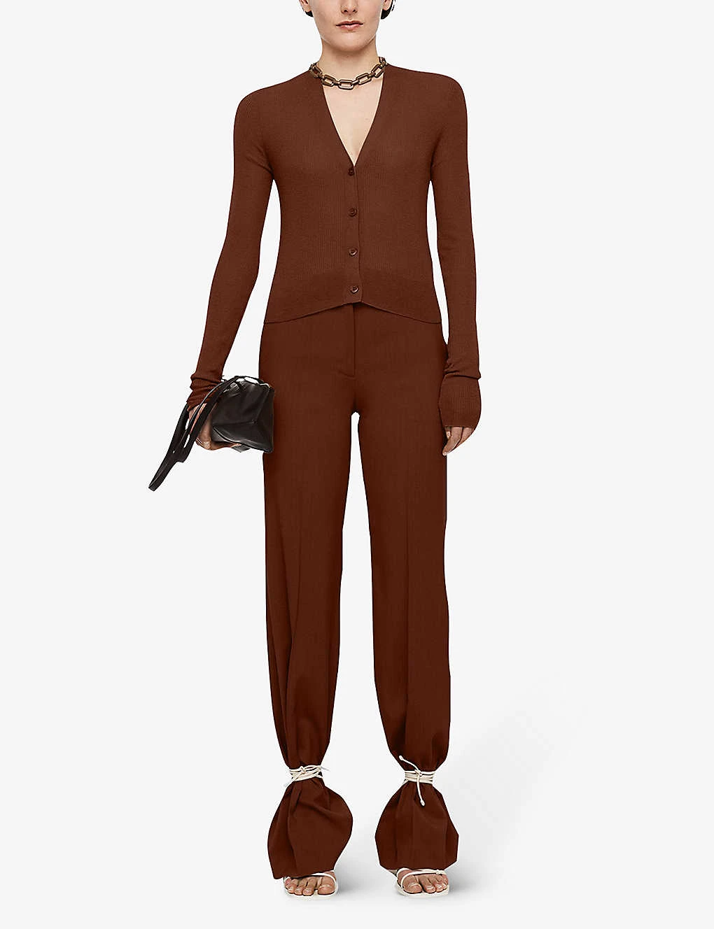 Joseph Cashair V-neck Cashmere Cardigan 2 Joseph Cashair V-neck Cashmere Cardigan - Image 2