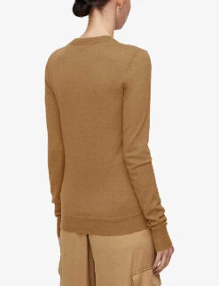 Joseph Cashair Round-neck Cashmere Jumper -Ted Bakee Clothing Shop R04203826 CASSONADE ALT03