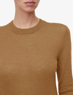 Joseph Cashair Round-neck Cashmere Jumper -Ted Bakee Clothing Shop R04203826 CASSONADE ALT04